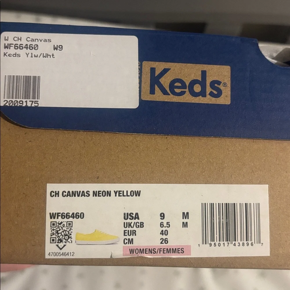 Keds Canvas Neon Yellow Sneakers - Picture 5 of 5